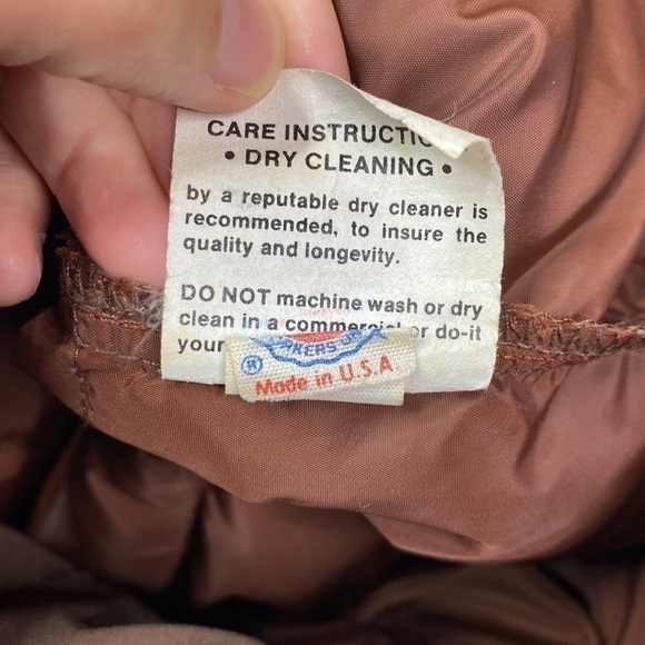 Vintage Bill Blass Metallic Burgundy Down Button Front Jacket Size 6 80s - Picture 9 of 11